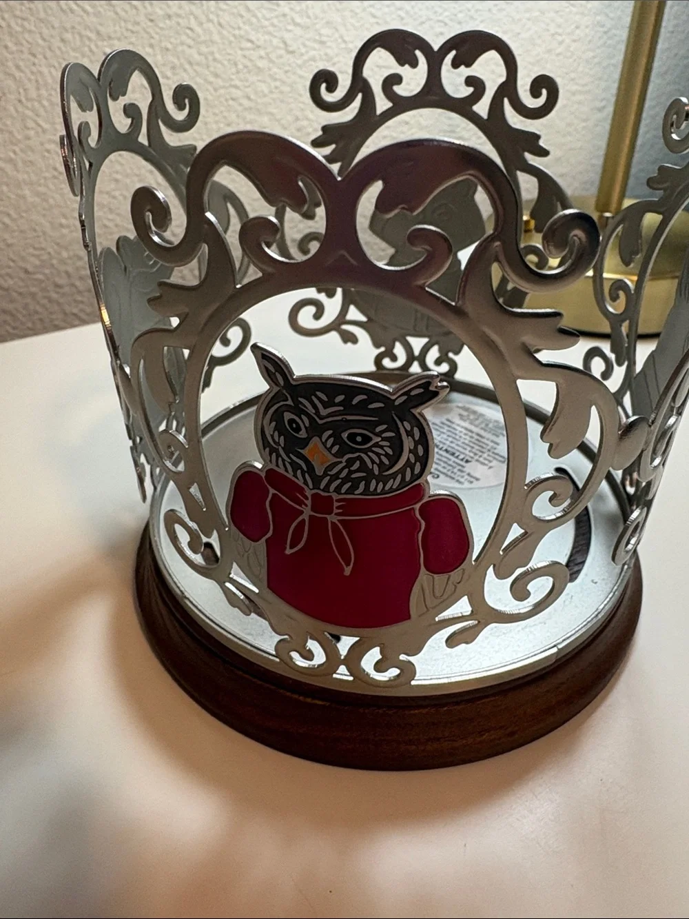 Rare! Bath & Body Works forest critters candle holder